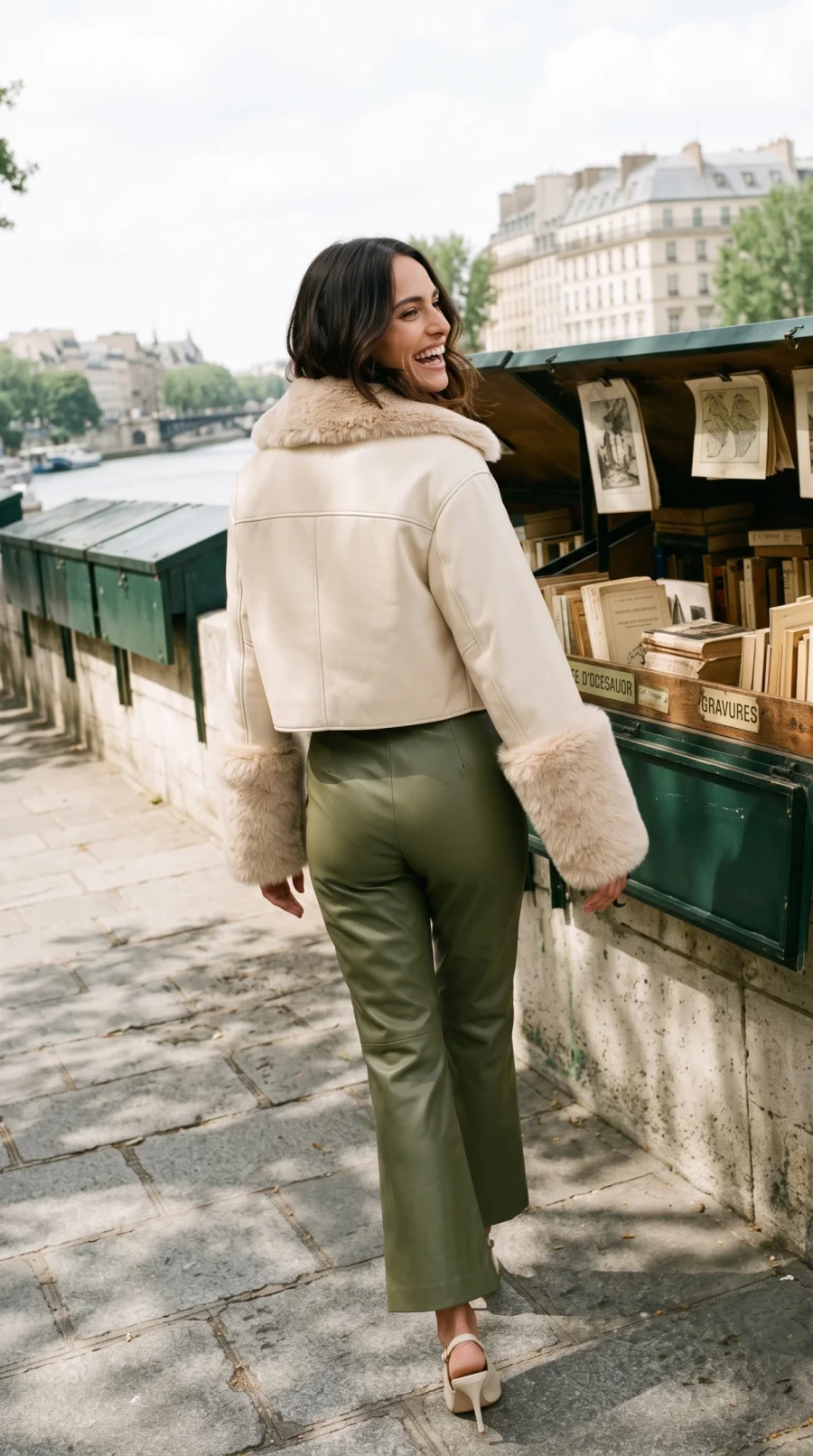 Olive Leather & Soft Ivory - Image 15