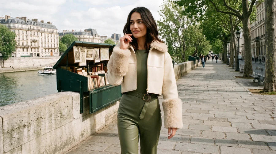 Olive Leather & Soft Ivory - Image 19