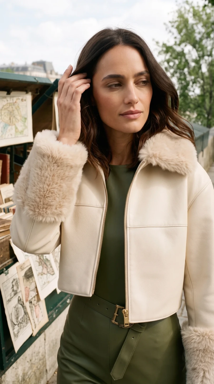 Olive Leather & Soft Ivory - Image 18