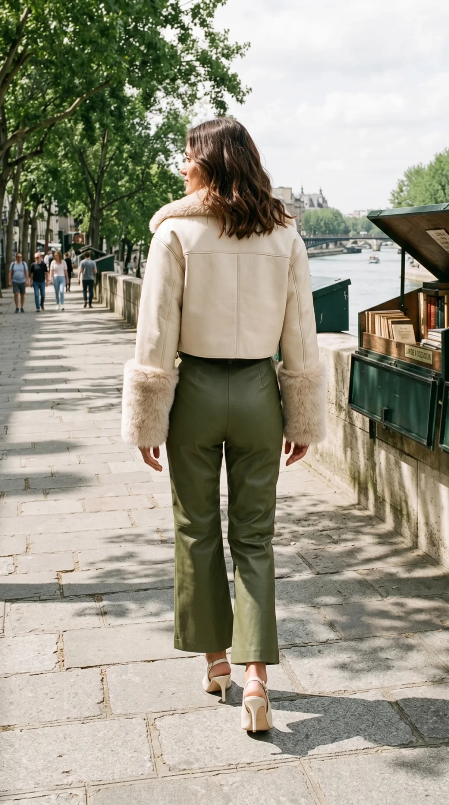 Olive Leather & Soft Ivory - Image 10